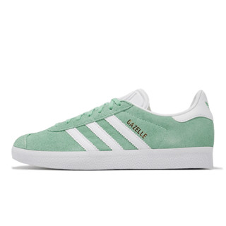 adidas 休閒鞋 Gazelle W 女鞋 薄荷綠 麂皮 德訓鞋 三葉草 愛迪達 [ACS] HQ4410