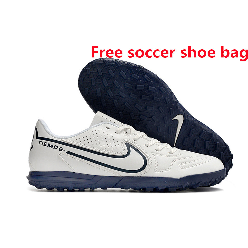 耐吉 【現貨】Nike Legend 9 Club TF 白色和藍色足球鞋 39-45。