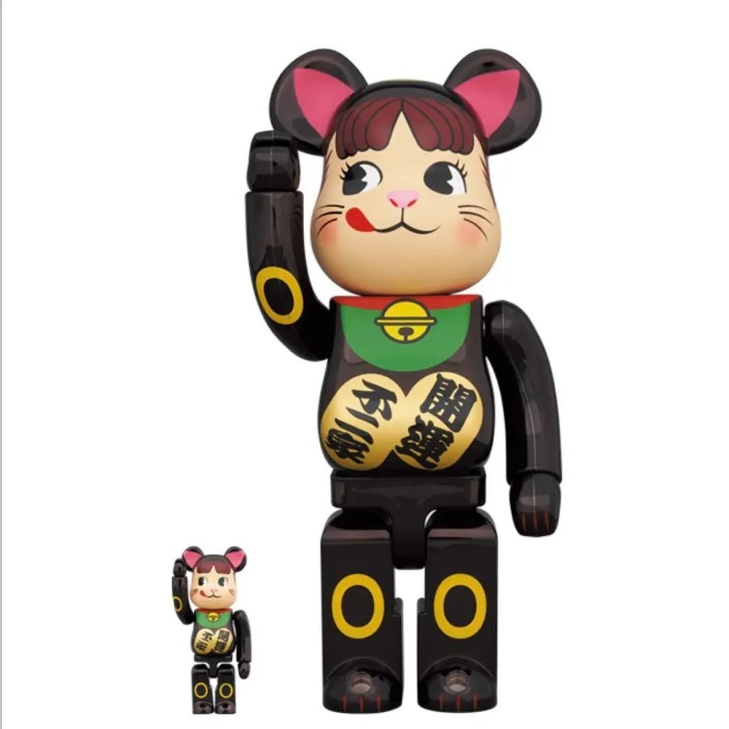 近全新 BE@RBRICK Bearbrick 庫柏力克熊 公仔 牛奶妹 招財貓 100% 400% 日本直送 二手