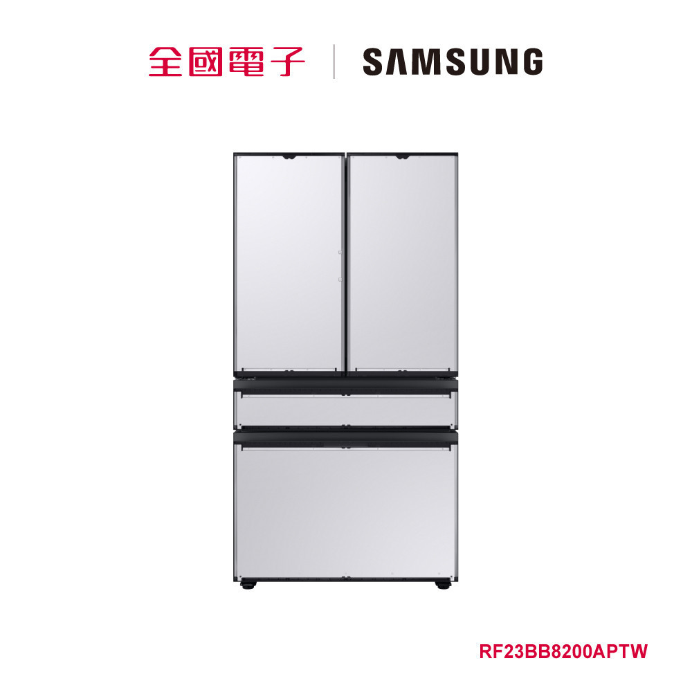 SAMSUNG 640L BESPOKE雙循環四門旗艦冰箱  RF23BB8200APTW 【全國電子】