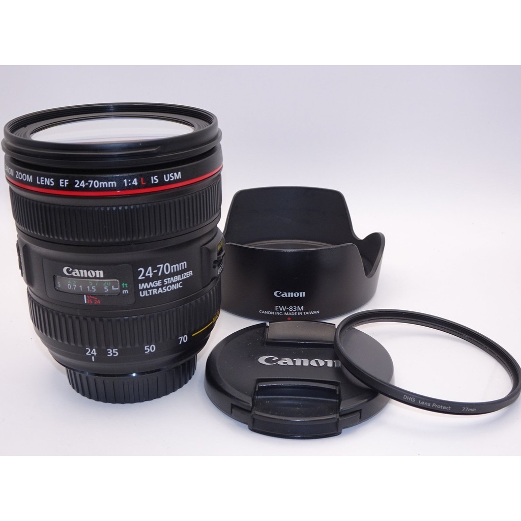 Canon 佳能EF24-70mm F4 L IS USM變焦 鏡頭 標準 日本直送 二手