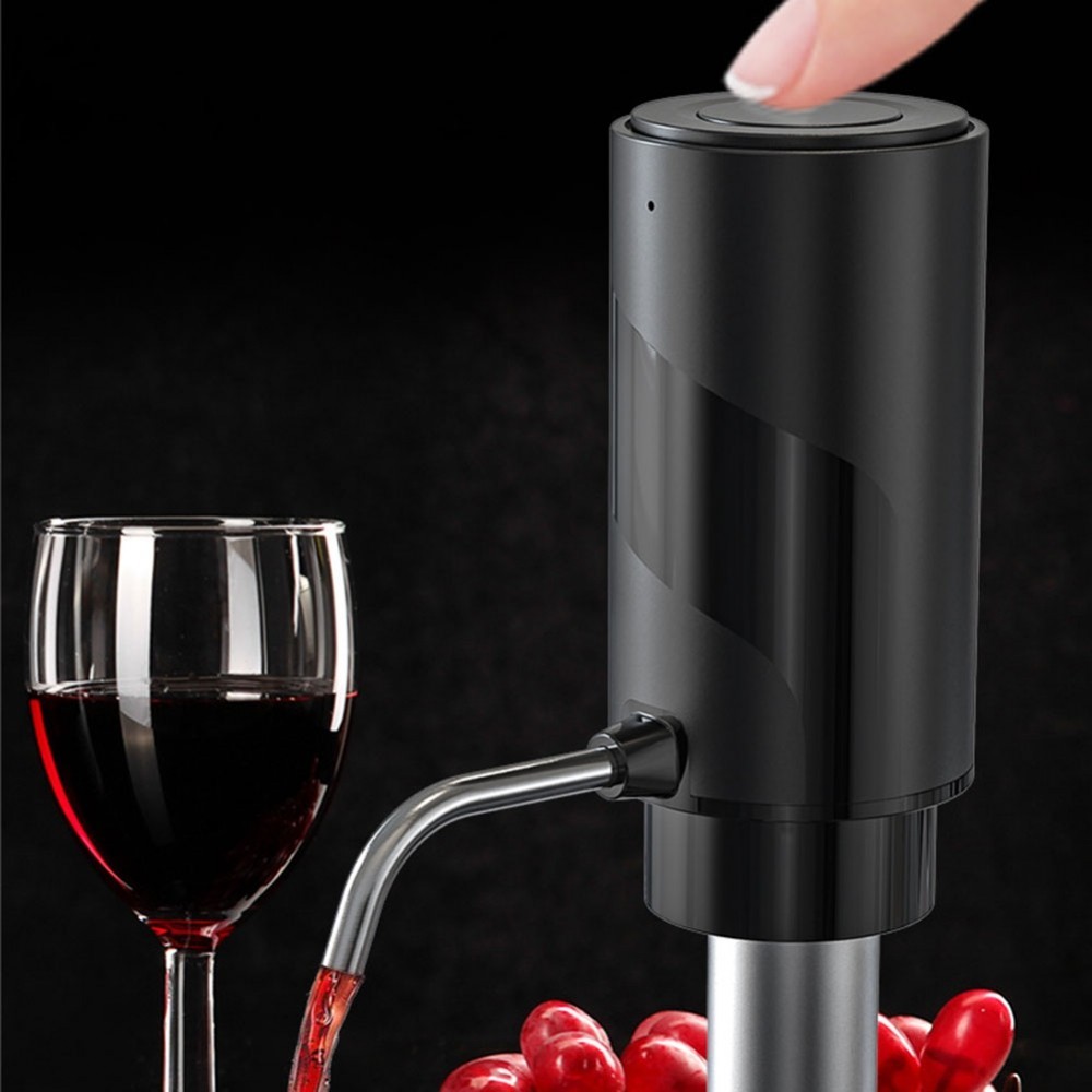 Usb 葡萄酒起泡器電動葡萄酒醒酒器自動起泡器葡萄酒分配器倒酒器