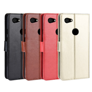 新款谷歌PIXEL3aXL手機殼Google Pixel 3A XL瘋馬紋翻蓋保護皮套