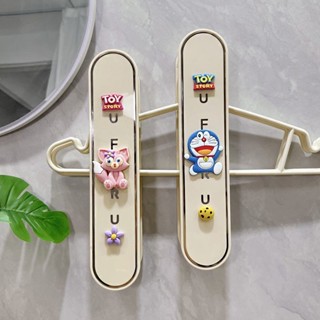 Hanger storage 【可摺疊設計】衣架收納架免打孔多功能可愛卡通晾衣架收納神器家用陽臺整理架 現貨 熱賣Re