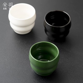 優盒🎀 日式水杯日本陶瓷杯意式濃縮咖啡杯品茗茶杯 日式手沖分享杯手握杯ins風情侶杯咖啡杯輕奢高階感水杯生日禮物家居