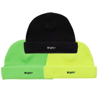 Wtaps Beanie 毛帽 黑 螢光綠 螢光黃 251MADT-HT01【SPLY】