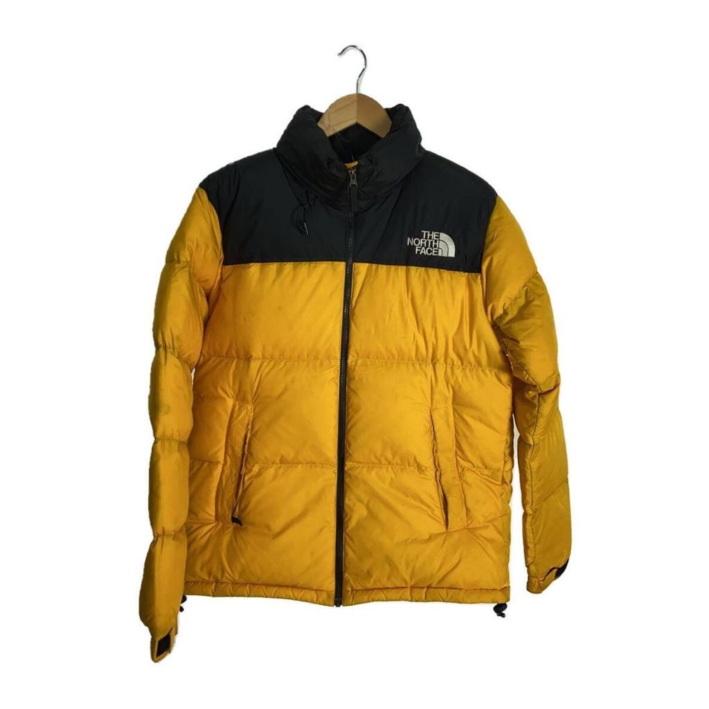 THE NORTH FACE 羽絨服 夾克外套NuptseXL 尼龍 黃色 日本直送 二手