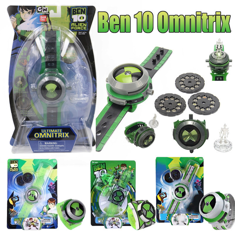 Ben 10 Omnitrix 可動人偶玩具 Ben 10 手錶 Ultimate Omnitrix 風格投影儀手錶兒童