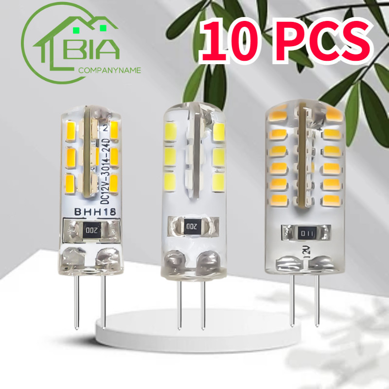 Bia 10PCS G4 LED 玉米燈泡,DC12V,1.5W,3W,4W,全光譜,暖光,白光,耐用,防蟲,