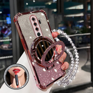 【3 合 1】redmi note 8 pro redmi note 8 手機殼軟殼矽膠防震保護套新設計美學掛繩化妝鏡帶