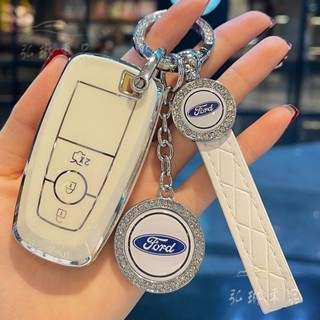 福特 鑰匙套 FORD鑰匙皮套 汽車鑰匙包Focus MK4 ST NEW KUGA Mondeo鑰匙殼∞QC