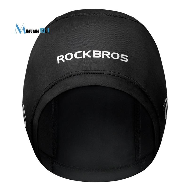 Rockbros 騎行帽帶眼鏡孔 UV 高彈透氣反光頭巾男女騎行帽