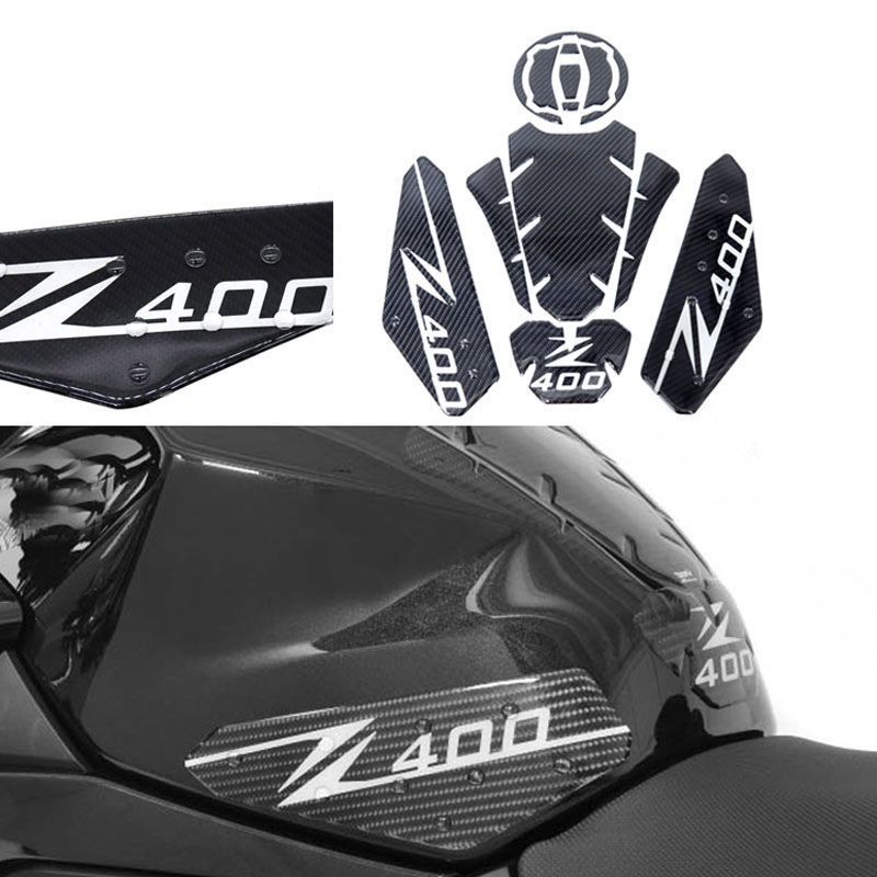 適用Kawasaki Z400機車油箱蓋貼側邊防滑裝飾保護貼