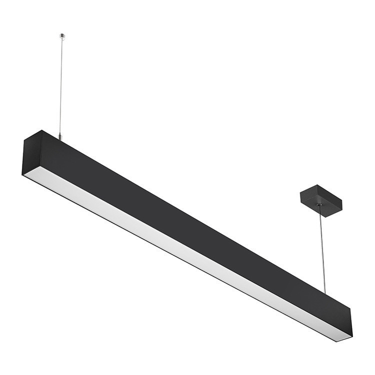 鋁型材辦公室吊線燈LED方通長條燈鋁材拼接線型燈吸頂條形線條燈