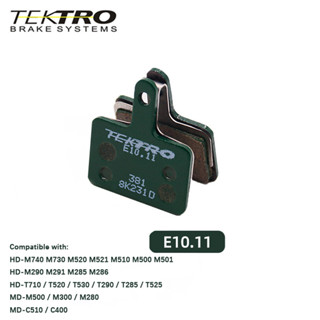 Tektro E10.11 MTB 自行車碟剎剎車片樹脂金屬剎車片適用於 Shimano BR-M355 M375 M5