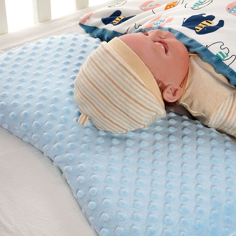 ✔豆豆枕頭✔現貨 兒童枕頭1歲以上 豆豆絨 可拆洗幼兒園午睡枕小學生兒童記憶棉枕