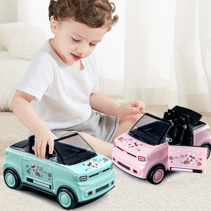 慣性敞篷mini跑車 玩具車模型 幼兒園禮品 兒童小汽車玩具 雙門可開 仿真車型