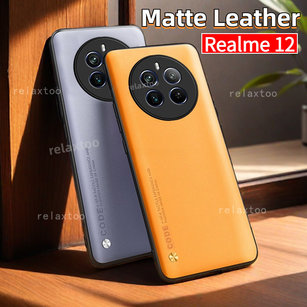 Realme12 X 5G 啞光防指紋手機殼適用於 Realme 12 Pro Plus + Pro+ 12Pro+ 1