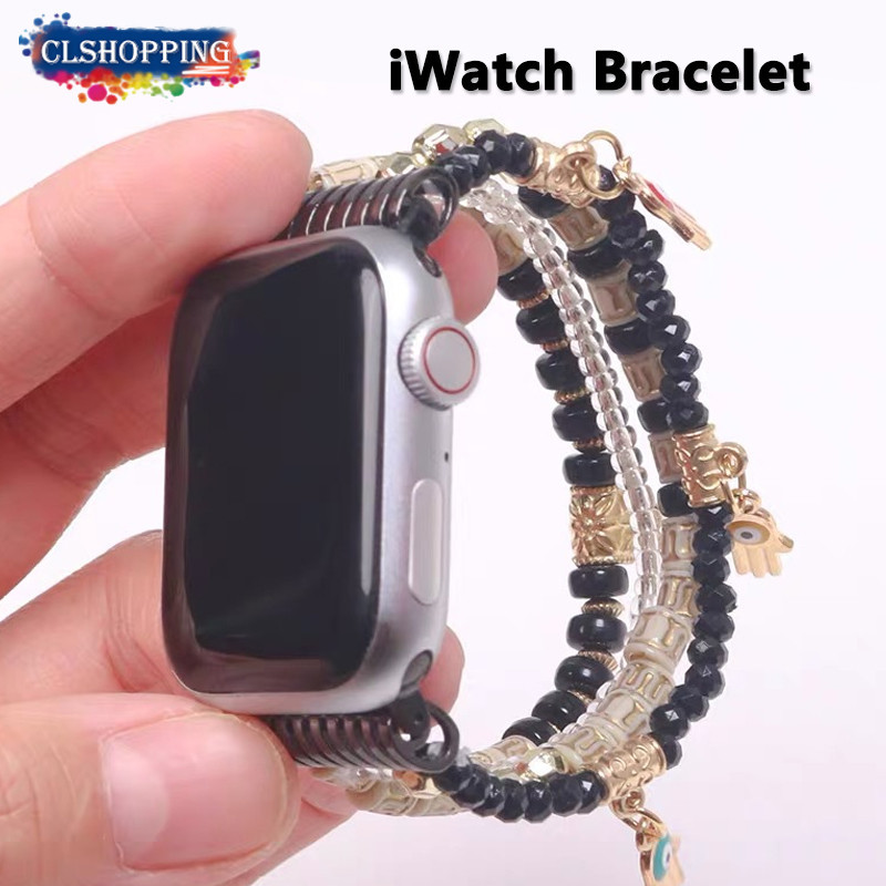 Clshopping Apple watch 金屬智能手錶腕帶手鍊適用於 Ultra2 Ultra 9 8 7 6 SE