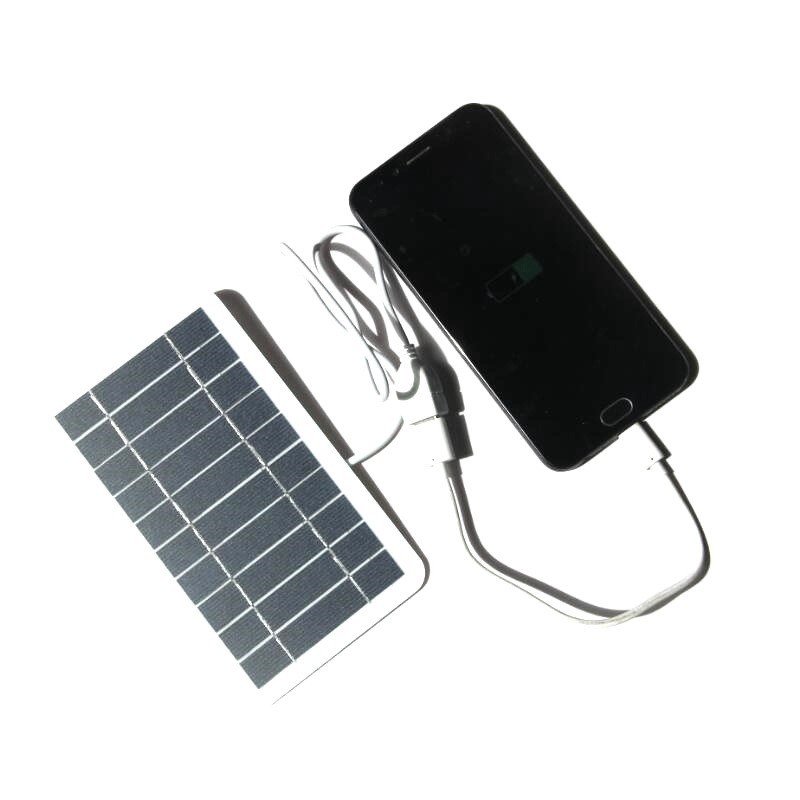 2W 5V 太陽能充電板 戶外太陽能 充電太陽能電池板 USB手機充電板