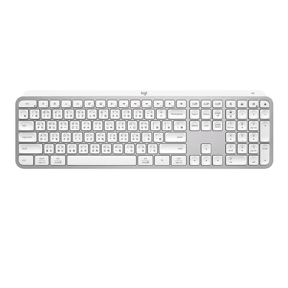 【Logitech 羅技】MX Keys S 無線智能鍵盤 珍珠白