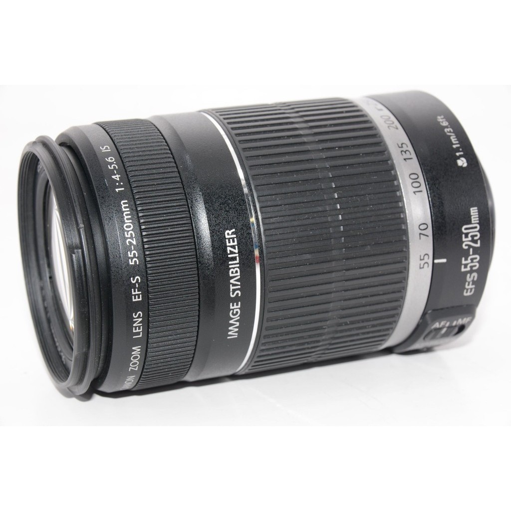 Canon 佳能 EF-S55-250mm F4-5.6 IS鏡頭 望遠 日本直送 二手