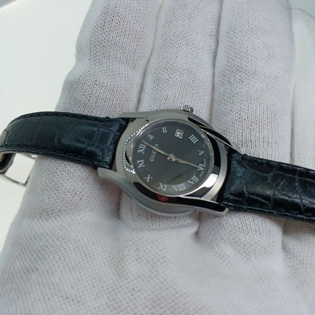 GUCCI 古馳 手錶 5500L 黑色 女用 錶盤 mercari 日本直送 二手
