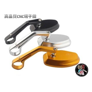 《美式工廠》橢圓型 全CNC 藍光鏡面 手把鏡 端子後照鏡 把手鏡