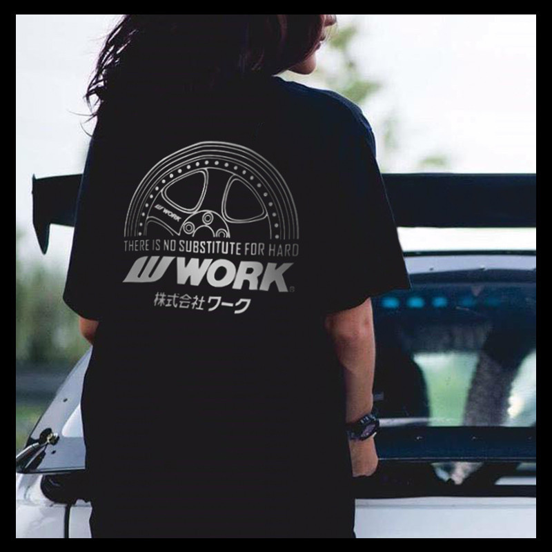 work輪轂t恤 JDM改裝文化短袖 MEISTER S1R 鍛造輕量化純棉T恤