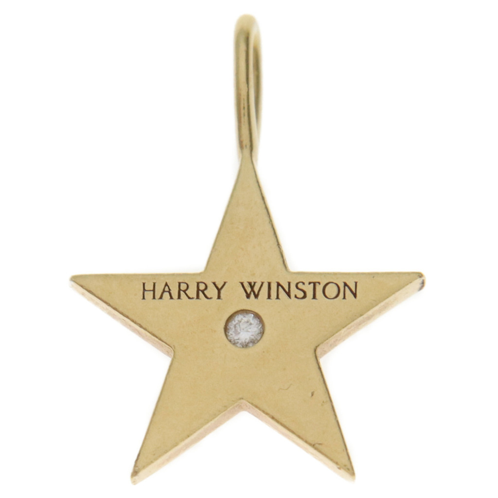Harry Winston 海瑞溫斯頓 gold DAN I On R項鍊 墜飾 吊飾K18 金黃色 日本直送 二手
