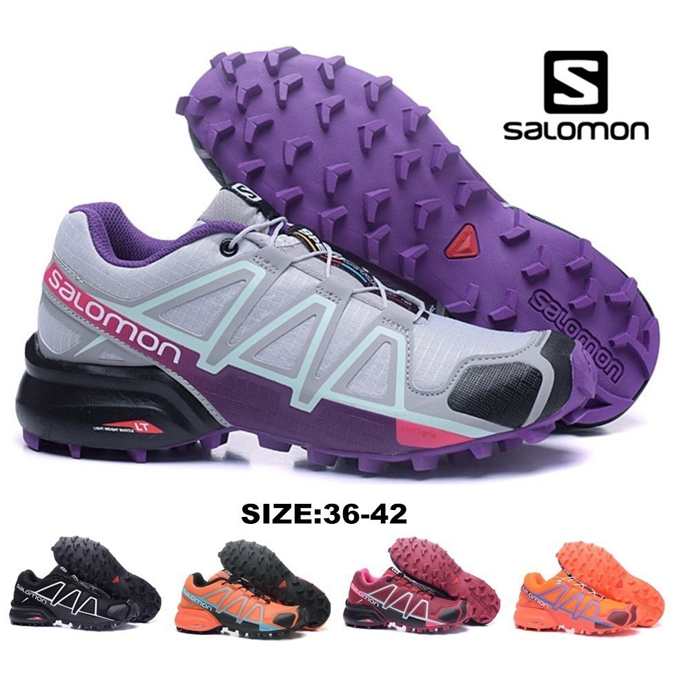 Salomon speed Cross 4 女式戶外登山靴強力抓地力專業減震越野登山鞋