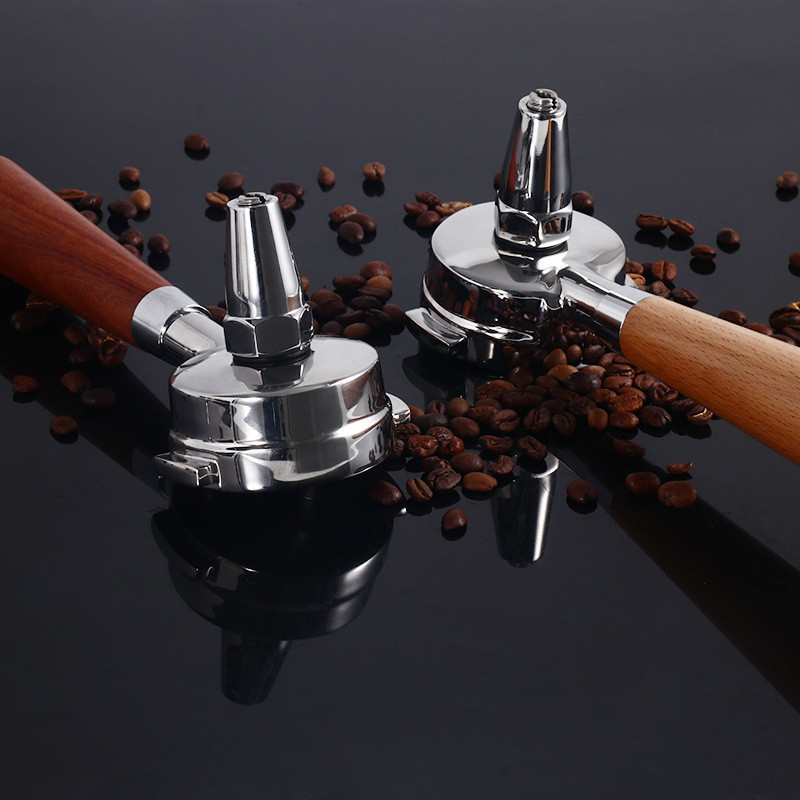【當天出貨】萃茶手柄 意式半自動咖啡機配件E61衝煮頭通用不鏽鋼58mm咖啡手柄
