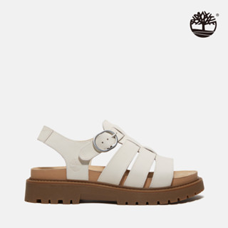 Timberland 女款象牙白羅馬涼鞋|A2Q1PEX4