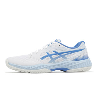 Asics 羽球鞋 GEL-Court Hunter 3 女鞋 白 藍 輕量 亞瑟士 [ACS] 1072A122100