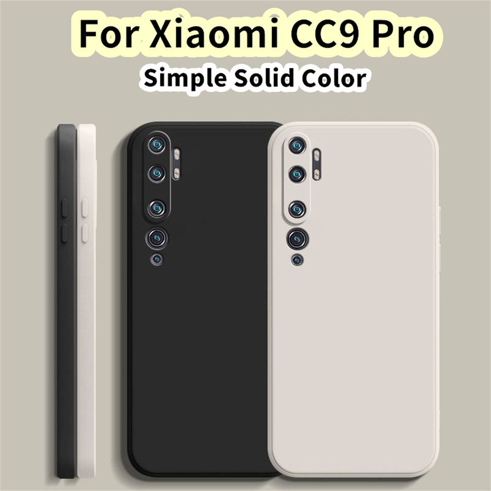 XIAOMI 【超值】適用於小米CC9 Pro矽膠全保護殼防污彩色手機殼保護套