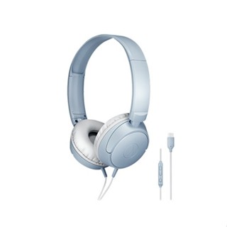 audio-technica 鐵三角 鐵三角USB Type-C用耳罩式耳機S120C 灰藍 -