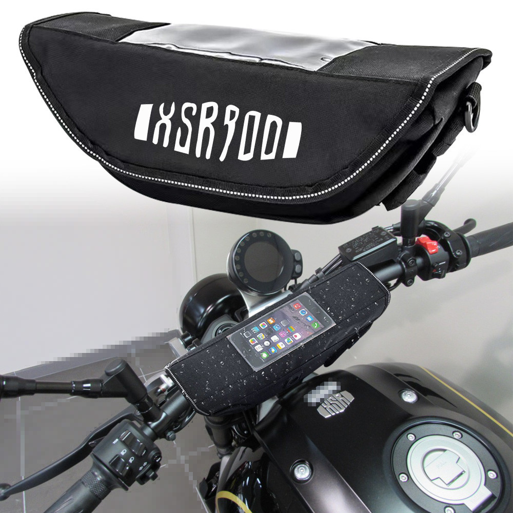 山葉 適用於雅馬哈 XSR900 XSR900 摩托車車把防水包旅行包收納包屏幕 GPS