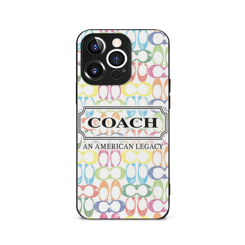 蔻馳 Coach 3D 花色手機殼專為 IPhone 14 Pro Max 手機殼酷炫 15/15 Pro/15 Pro
