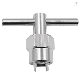 實用水龍頭扳手鋁合金鍍鋅表面扳手水管工浴室管道維護工具用於水龍頭水槽維修