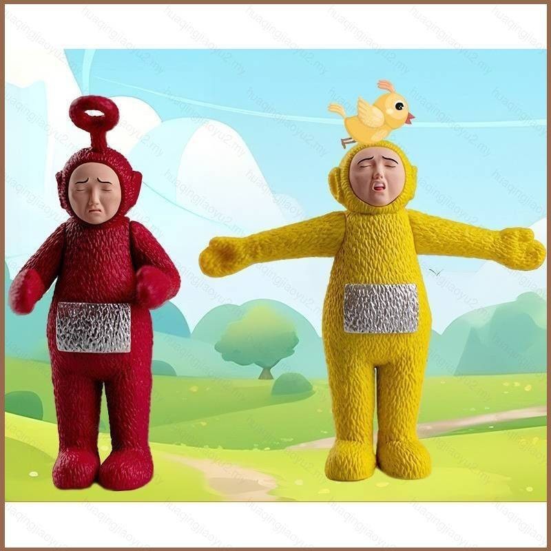 [HQ2] 2 件裝天線寶寶 Laa Laa Po 可動人偶惡搞搞笑萬聖節模型娃娃玩具兒童禮物系列