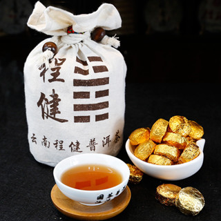 雲南新普號糯米香普洱熟茶 迷你小沱茶散裝500g 普洱茶