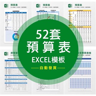 【Excel模板】 預算表裝修項目活動預算部門季年度預算分析excel表格 電子模板