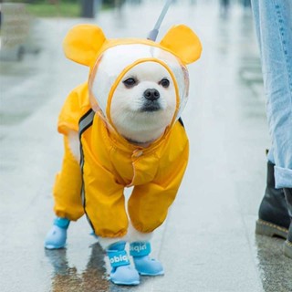狗狗雨衣四腳防水全包柴犬雪納瑞寵物中大型犬小型犬雨天衣服雨披