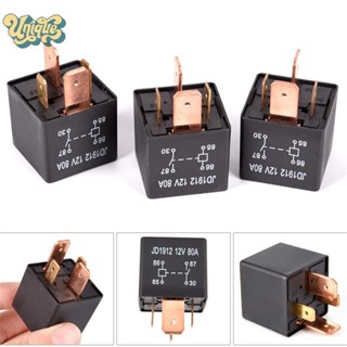 【獨特】防水過載繼電器 4Pin DC 24V 12V 80A JD1912 汽車汽車繼電器全新