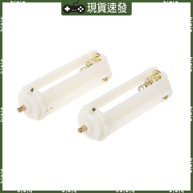 Blala 2 件電池座適用於外殼盒 3 AAA LR03 用於手電筒手電筒全新