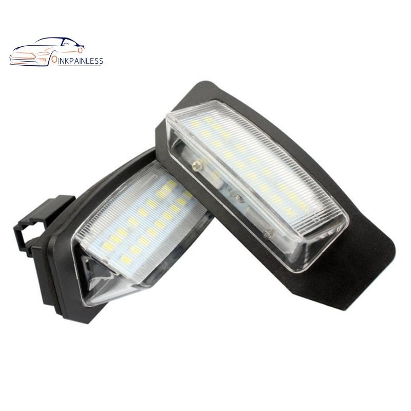 MITSUBISHI 2 件裝 LED 牌照燈適用於三菱歐藍德 2 3 Lancer Eclipse 3 4 Cross