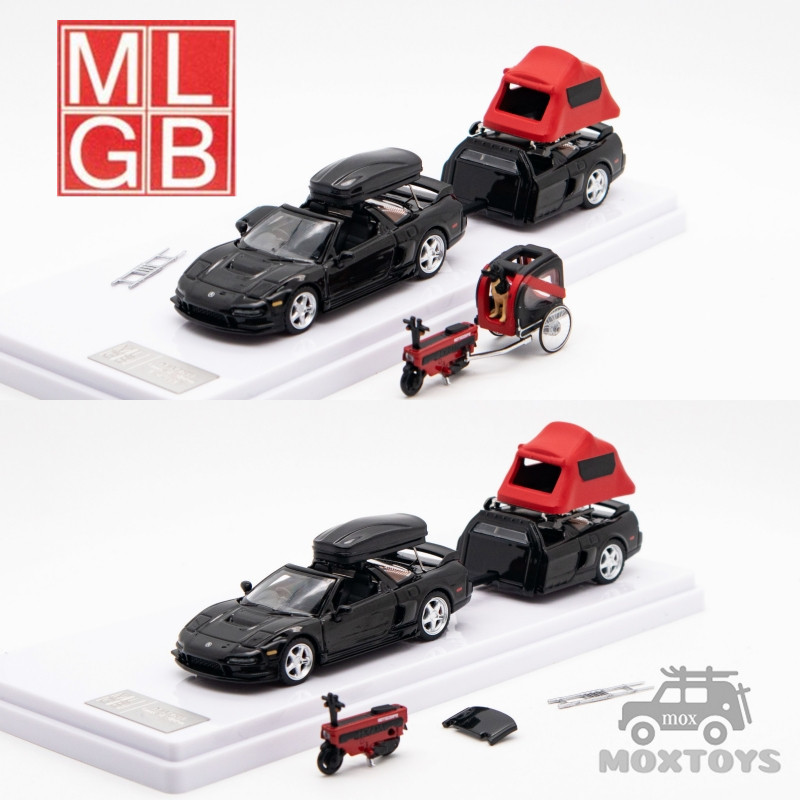 Mlgb 模型 1:64 NSX TRA 黑色壓鑄模型車