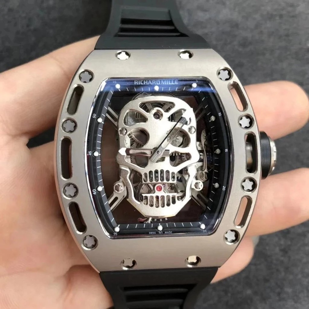 EUR男士系列RM052骷髏頭鬼王真陀飛輪腕錶