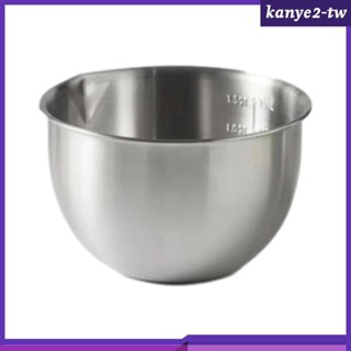 [KY] 攪拌碗廚房用具烘焙配件節省空間的金屬碗服務碗用於廚房蛋糕麵包湯準備