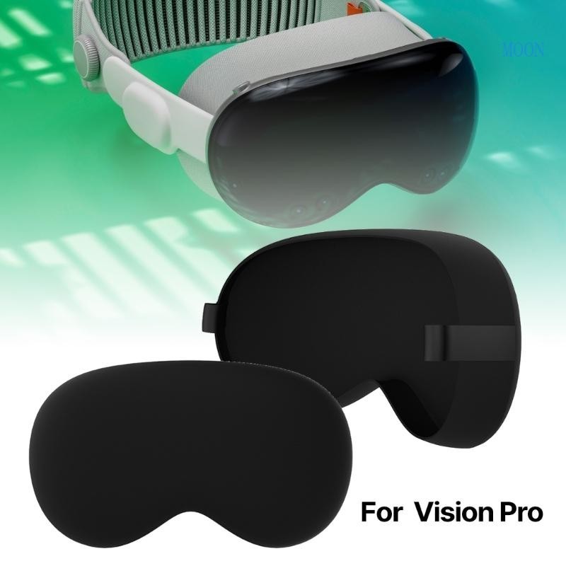 Moon Vision Pro VR 耳機矽膠套防震防滑套耳機耐用保護套易於 C